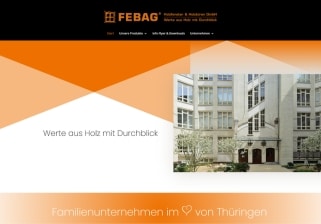 Webdesign und SEO für einen Holzfenster Hersteller in Thüringen