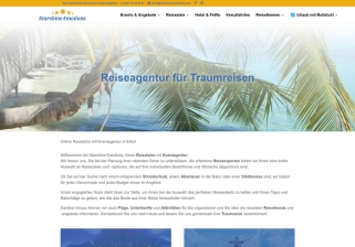 SEO und Webdesign für ein Reisebüro und Eventagentur aus Erfurt.